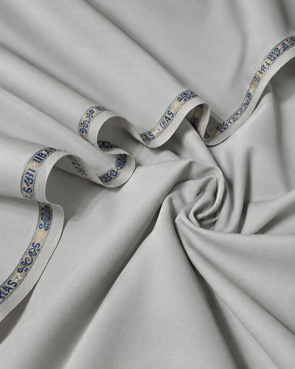 Men's Suit Off-White Grey  Wash & Wear Unstitched
